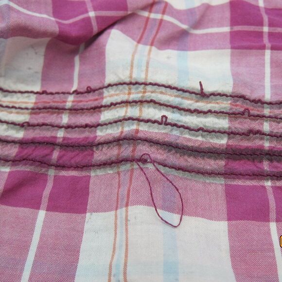 📦 SO Purple blue plaid button down shirt top Pre-owned - Picture 5 of 5
